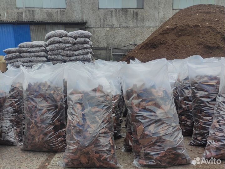 Мульча сосны и лиственницы с доставкой