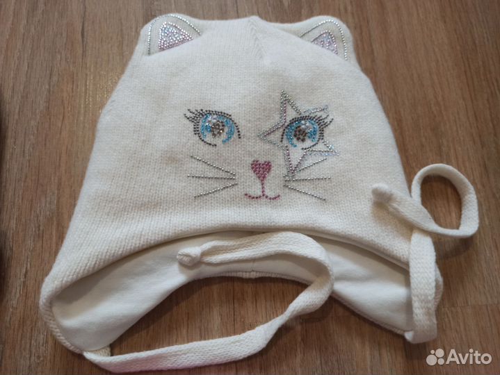 Шапки на девочку, 2-3 года