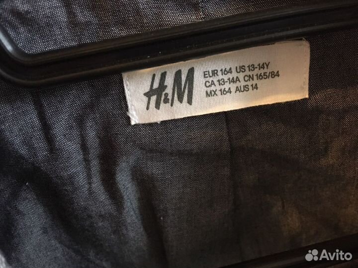 Пиджак hm серый 164 см