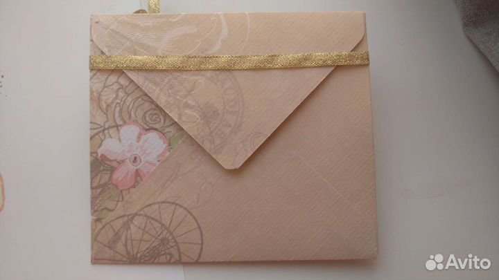 Открытка конверт для денег