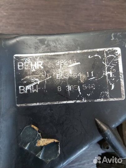 Вентилятор отопителя Bmw X5 E53 3.0D M57 2003