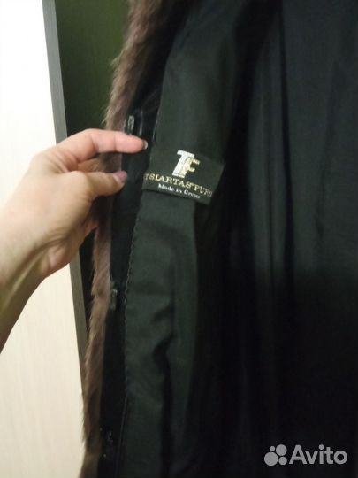 Шуба женская канадский енот