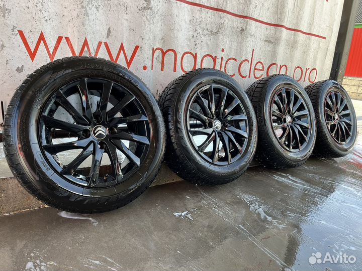 Комплект колес r16 4/108 citroen, peugeot (зима)