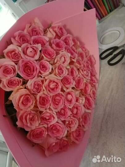 51 роза 50см. Купить розы с доставкой