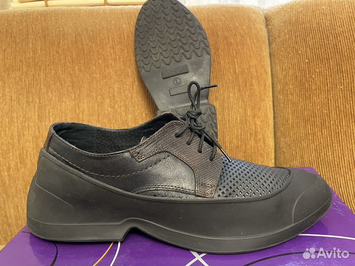 Галоши на ботинки мужские черные