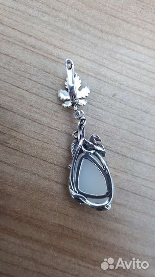 Серьги бижутерия под серебро