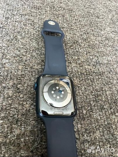 Часы apple watch 6 44 mm blue