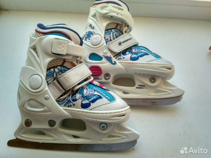 Коньки детские раздвижные 27-30р
