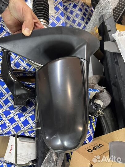 Зеркало aveo II T250 левое (черное,электрика)