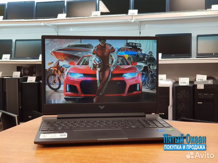 Ноутбук HP, Core i5 12450H, GTX 1650 4Gb