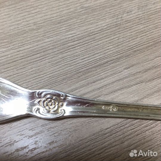 Ложки десертные мельхиоровые по 6 штук