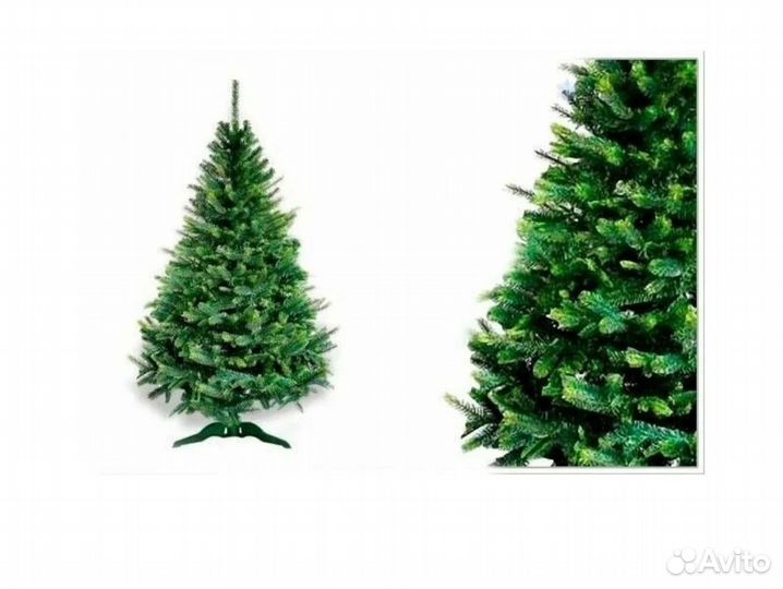 Ель Европейская 210 см.Литая+пвх.Новая