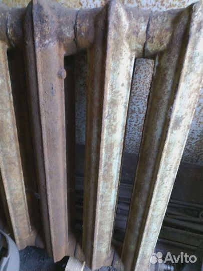 Новые чугунные батареи, ребра