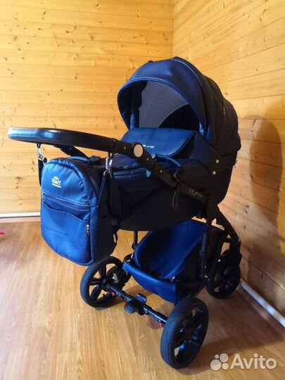 Коляска 2 в 1 эко кожа