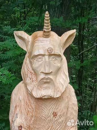 Фигуры садовые из дерева