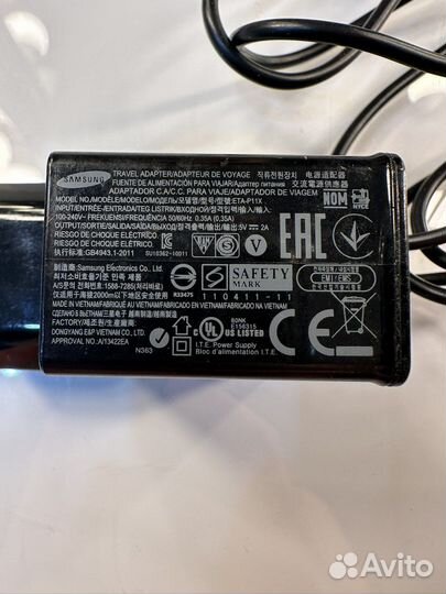 Зарядное устройство для планшетов Samsung