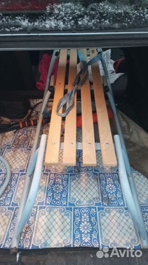 Санки двухместные