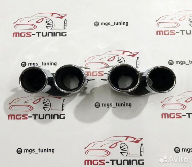 Насадки на выхлоп Mercedes E53 Chrome W213