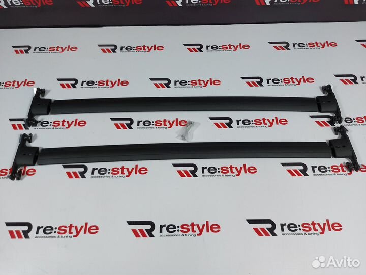 Рейлинги поперечные Toyota Land Cruiser 200 Черные