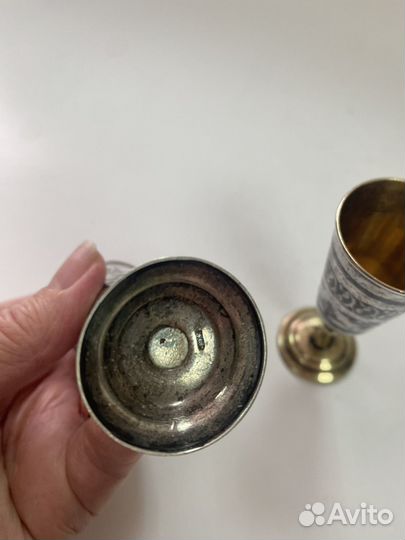 Рюмка серебряная