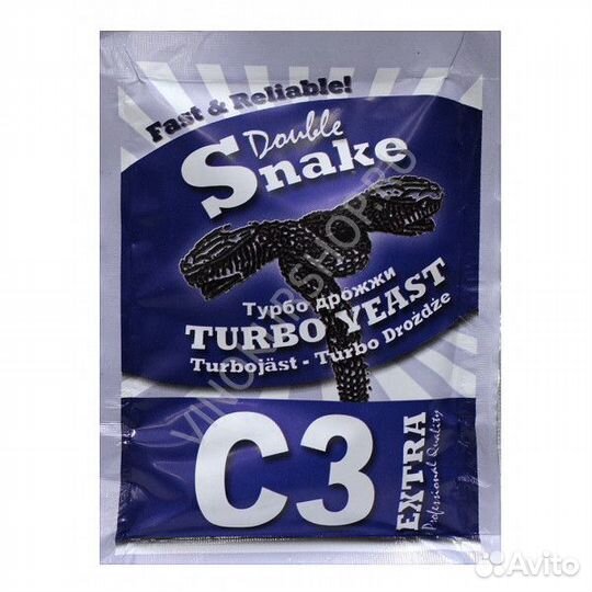 Турбо-дрожжи спиртовые DoubleSnake C48 и другие