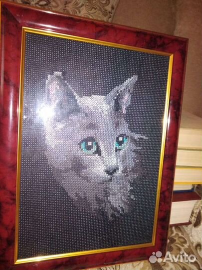 Картина кошка