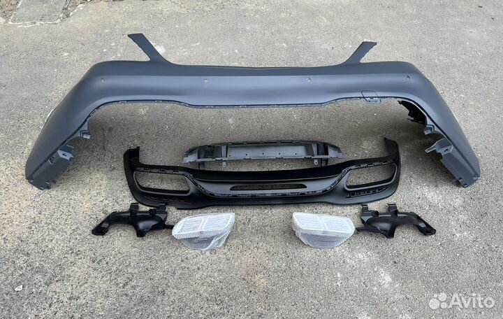 Задний бампер w222