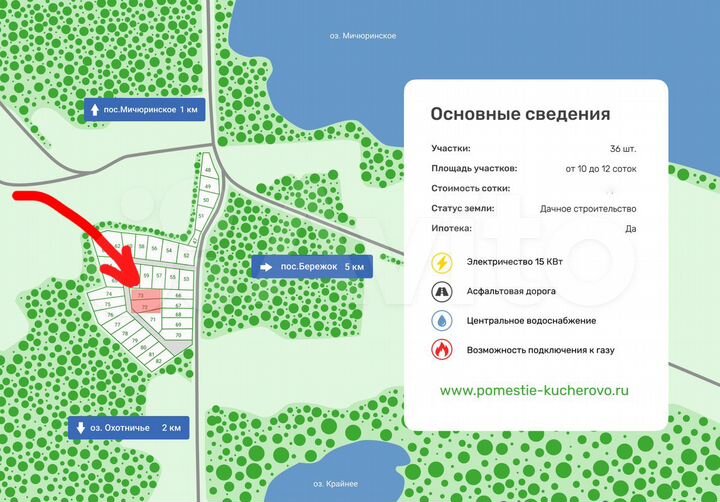 Участок 12 сот. (СНТ, ДНП)