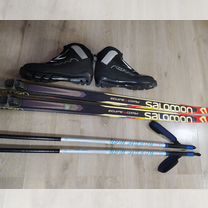 Лыжи беговые Salomon в комплекте