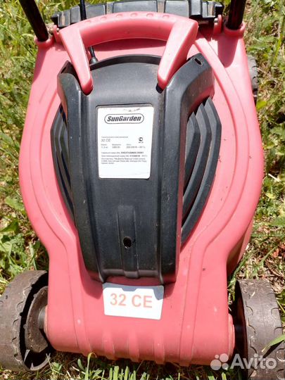 Sungarden газонокосилка электрическая на запчасти