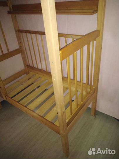Детская кроватка 2-х ярусная