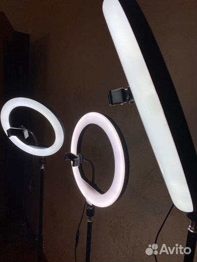 Распродажа Кольцевая лампа 26-45см