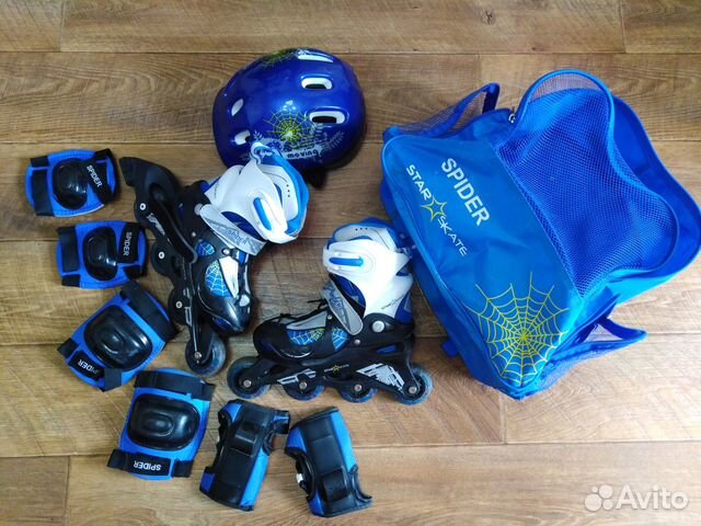 Роликовые коньки детские, раздвижные