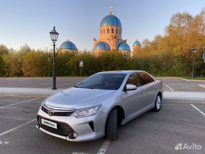 Toyota Camry 2.5 AT, 2015, 155 000 км