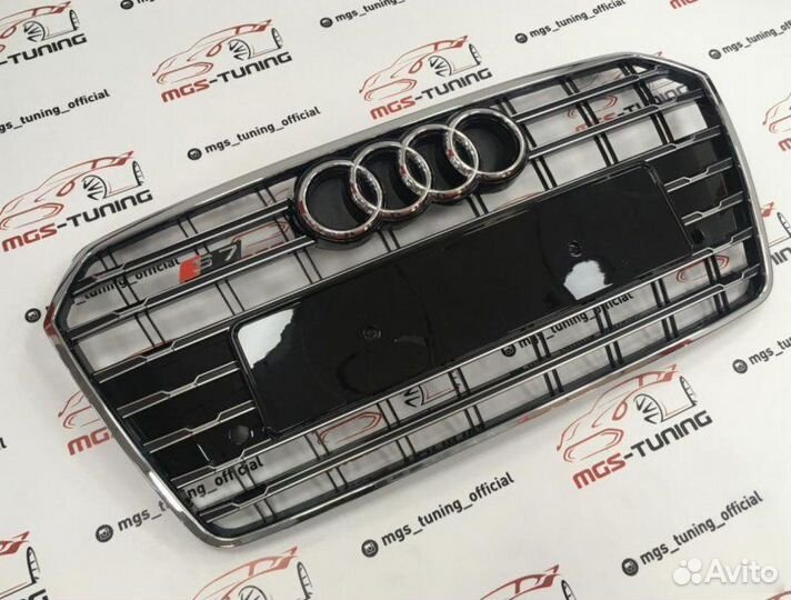 Решетка на Audi A7 14-17 гг. в стиле S7 дизайн 1