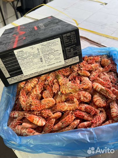 Креветки, мидии, лангустины, морепродукты опт