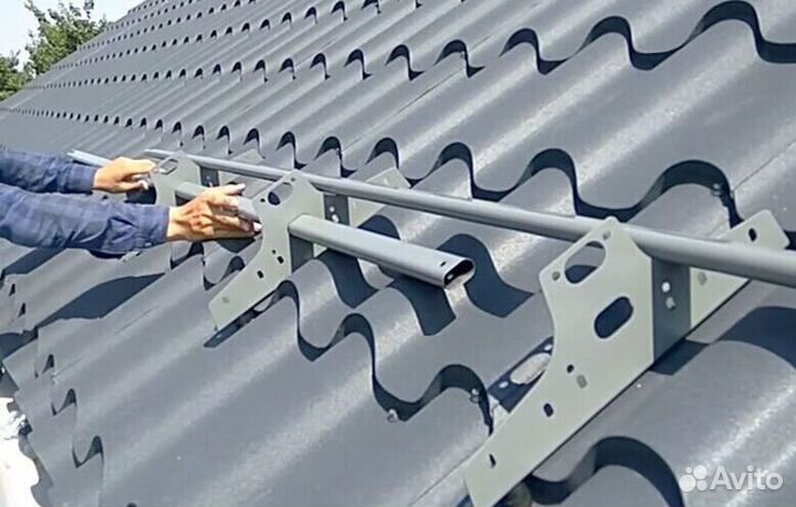 Снегозадержатель с установкой