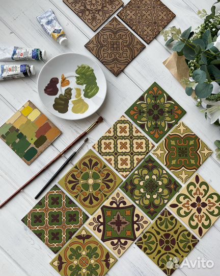 Заготовка плитка мдф для росписи