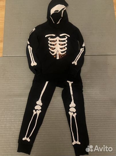 Костюм трикотажный скелета,костюм Marvel