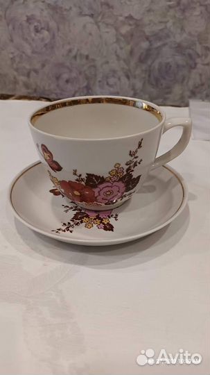 Чашки Дулёво, Kpасный фарфоpист, посуда чeшcкая