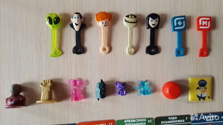 Бравлы скрепыши стиратели из киндера emoji