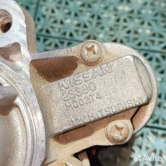 Стартер Nissan Wingroad WFY10 GA15DE