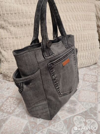 Сумка женская джинсовая Hand made