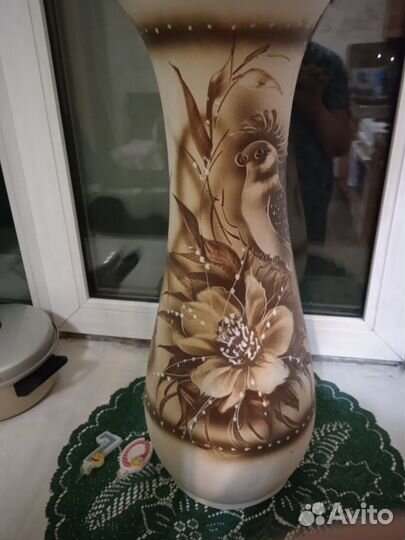 Ваза напольная керамическая