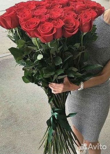 Высокие розы Букеты с доставкой