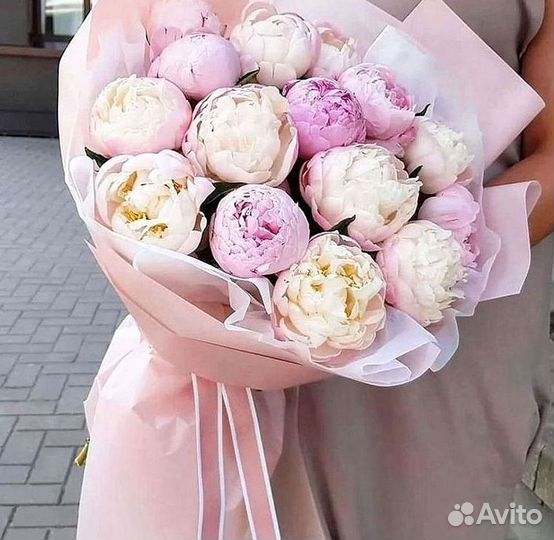Пионы Розы Доставка