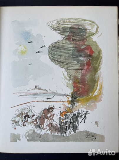 Редкая Литография Сальвадора Дали