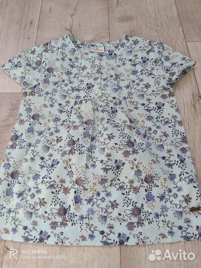 Блузка с коротким рукавом Том Tailor