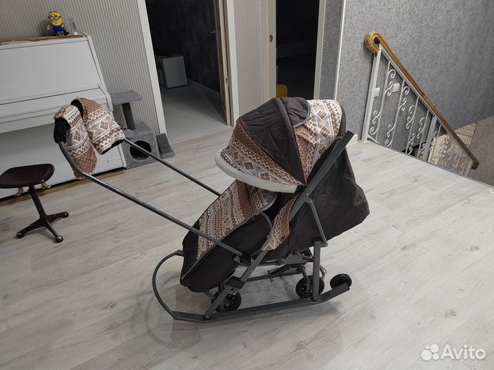 Детские санки коляска бу