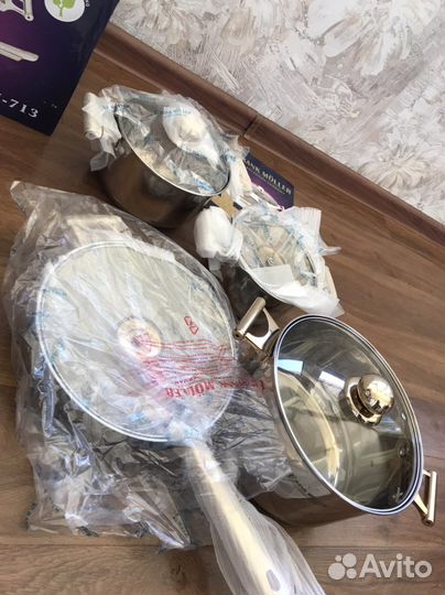 Набор кастрюль из нержавеющей стали